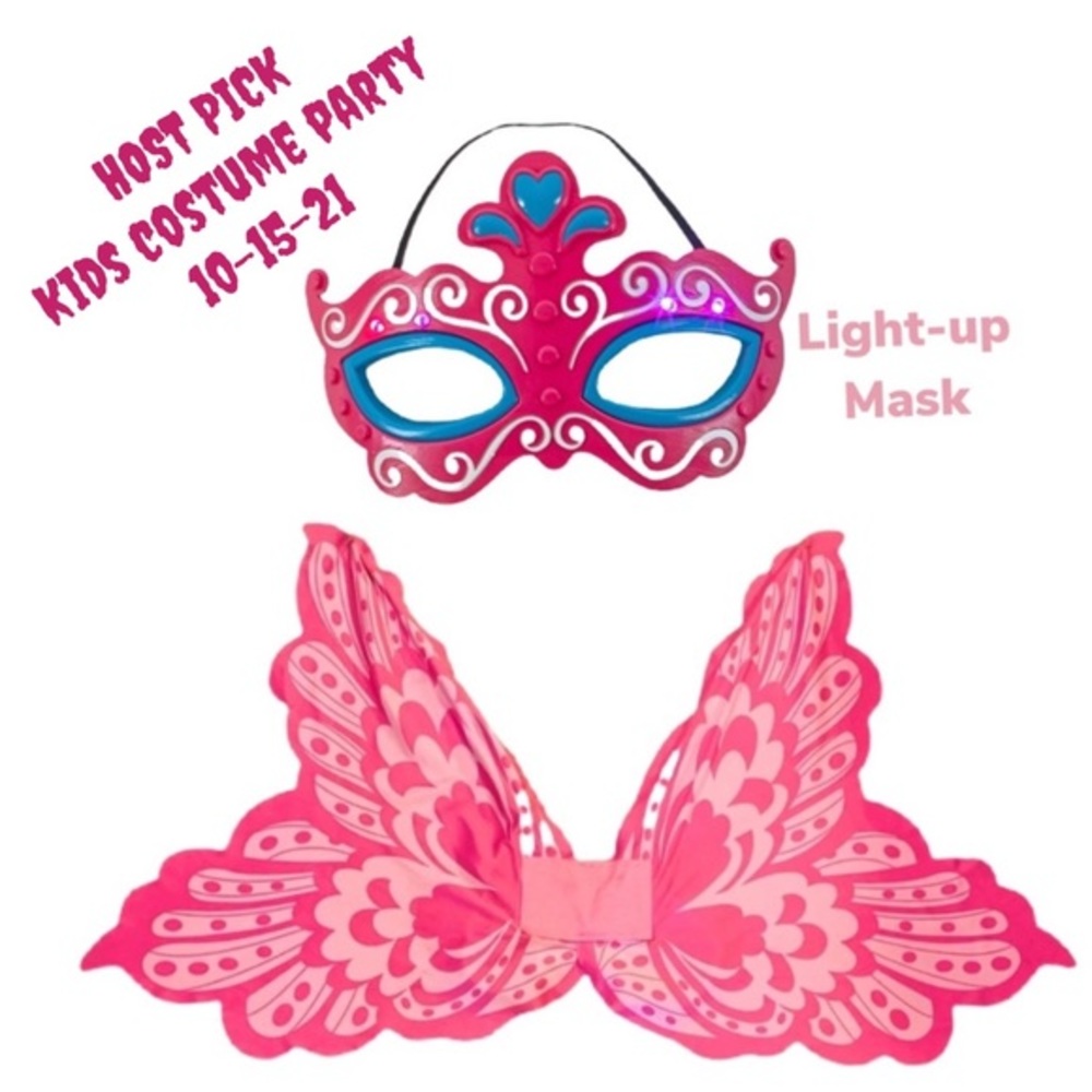 BUTTERFLY WINGS & LIGHT-UP MASK